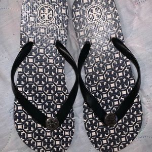 Tory Burch size 8/9 flip flops